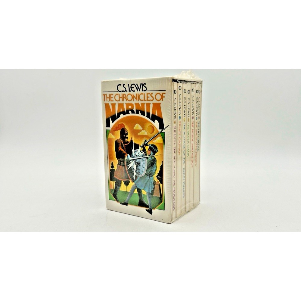 1970s 7 Box Set Chronicles Of Narnia C.S. Lewis RARE STILL SEALED
